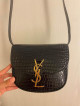Authentic YSL Kaia Bag Small Croc- Effect