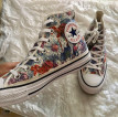 Rare Converse Chuck Taylor Floral Design