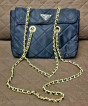 Authentic Prada Nylon Quilted Chain Bag