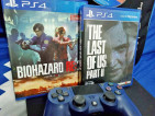 ps4 slim , 2controllers with games