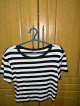 ZARA crop top stripes