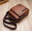 Jeep men leather sling bag