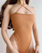Chordés Crossed Strap Bodysuit