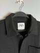 Legit 100% ZARA Premium Black Worker Jacket | Overshirt Jacket Limited Edition