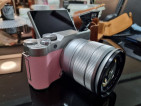 FUJIFILM X-A10 DSLR vlog camera (pink COLOR)