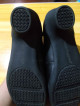 Used Hush Puppies black leather shoes