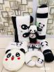 NEW Panda Set Of Pillows & Bear