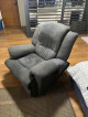 1-seater Recliner Fabric Gray