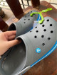ORIGINAL Crocs Crocband Clog Charcoal Ocean