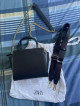 Zara chain crossbody bag black brandnew with tag