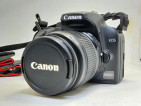 canon eos 1000d with 18-55mm is lens