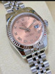 Rolex Lady Datejust Pink Salmon Roman Dial Oystersteel and White Gold