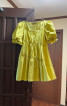 SHEIN yellow puff sleeves dress