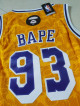 AAPE x Lakers NBA jersey