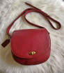 Vintage Coach 4401 Red Madison Carlyle Crossbody Bag