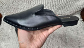 Leather half shoe
