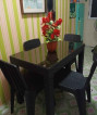 RATTAN DINING SET TABLE AND CHAIRS