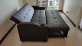 Best Seller heavy duty leather sofabed With cup holder