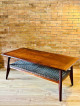 Rare Narra Wood Coffee Table — Mid-Century Modern
