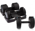 ProForm 50 lb. Select-a-Weight Dumbbell Pair, Black