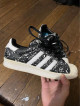 ADIDAS Superstar Printed Leather Sneakers