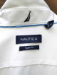 Nautica white long sleeve polo large