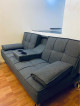 Sofa Bed w/ Beverage Holder