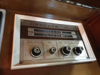 Mid century Console tube turntable radio system