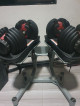 SELL RUSH ADJUSTABLE BOWFLEX DUMBELL W RACK 52.5 LBS PAIR TOTAL OF 105LBS PM MUR