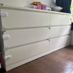 Ikea Malm 3-Drawer Dressers (2 pcs)