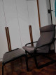 Ikea Poang Armchair and Ottoman Set