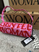 GENTLEWOMAN SPRINKLE RASPBERRY CYLINDER BAG