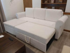 Sectional Sofabed With Storage Ottoman