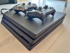 PS4 Pro 1TB with 2 controllers + cables (7 Free Games) Cyberpunk 2077, Monster H