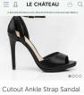 Le Chateau Black High Heels
