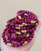 18k piyao magenta Bead Bracelet