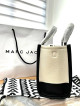 On-hand Marc Jacobs Leather Mini Tote Bag in Ivory Multi