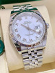 Rolex Datejust 36 White Roman Dial