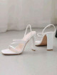 White sexy heels