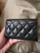 Authentic Chanel Classic Card Holder in Caviar GHW