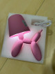 Baby Powder Pink Balloon Dog Lamp