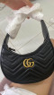 Gucci Marmont Half moon shaped mini bag