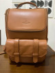 THE TANNERY MANILA AARON LEATHER BACKPACK (TAN)