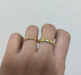 Couple Ring 18k saudi gold