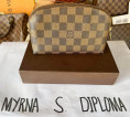 Louis Vuitton Damier Ebene Cosmetic Pouch PM