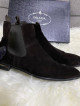 PRADA LEATHER SUEDE BOOTS