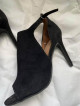 Black Suede Stilleto