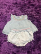 Take All Oshkosh baby dress with bloomer SET 0-3 months old