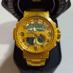 JOEFOX WATCH FOR MEN GOLD COLOR DUALTIME