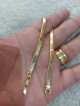 K18 japan gold bracelet Snake chain